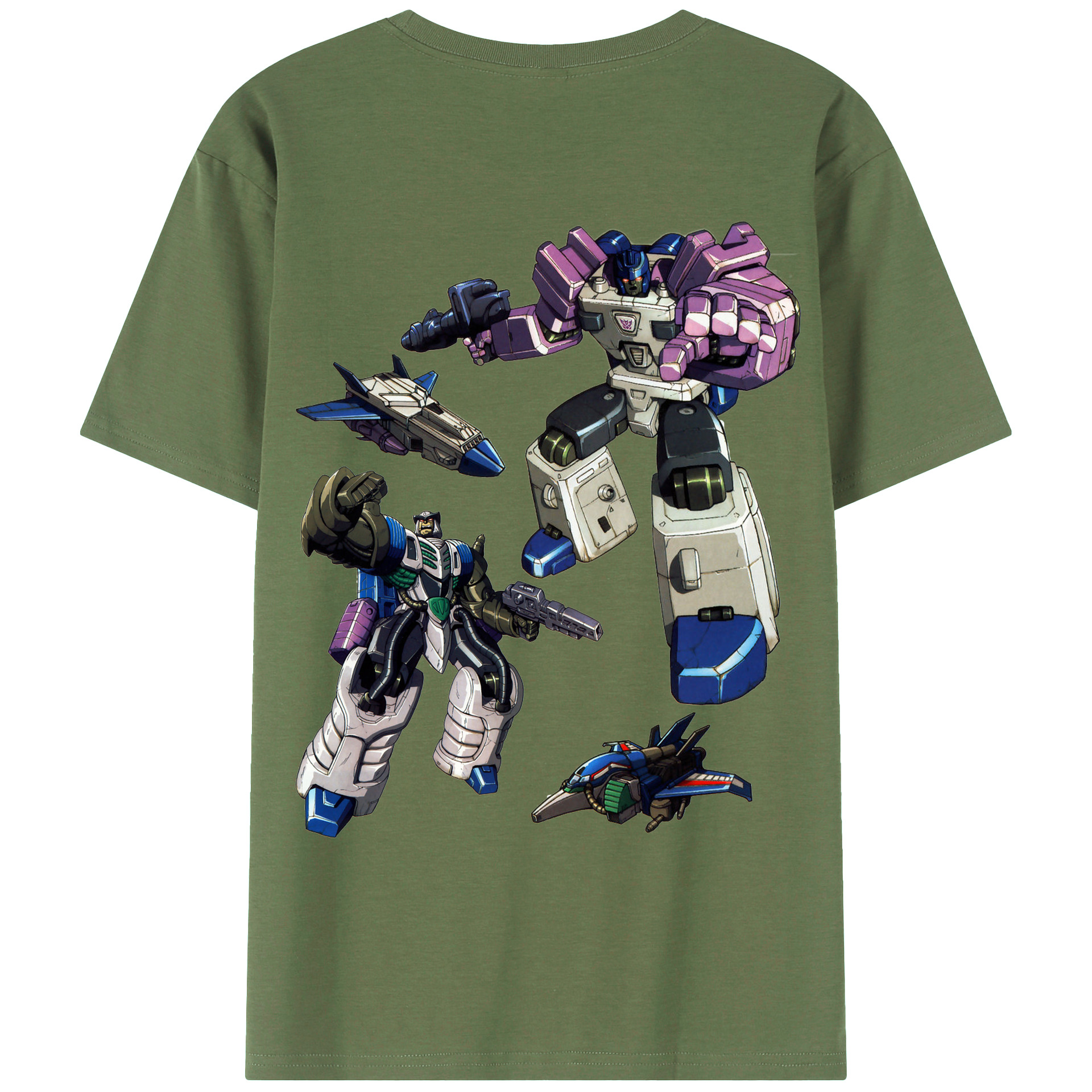 （画像用）  綿100％ メンズ半袖Tシャツ（バックプリント） 通気性